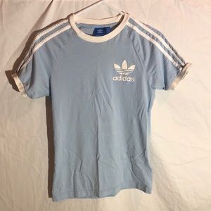 Baby Blue adidas tee